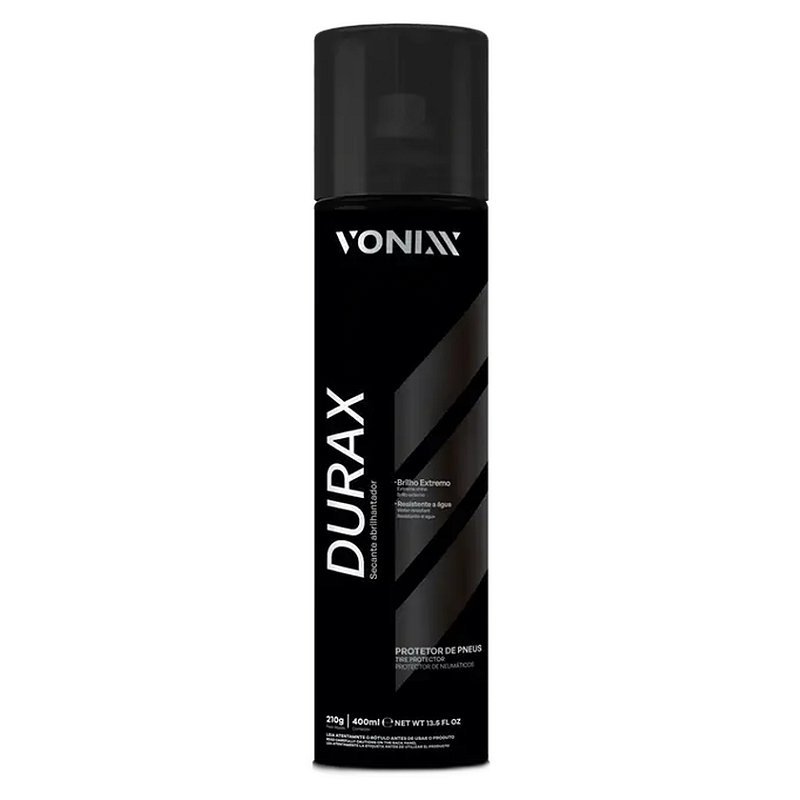 Silicone para Pneus Durax Vonixx - Brilho Imediato e Proteção Hidrorrepelente
