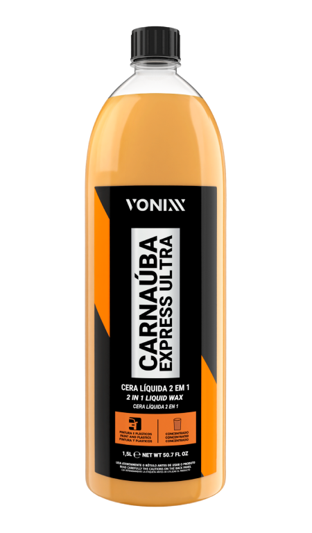 Cera Carnaúba Express Ultra Vonixx - Para Pintura, Plásticos e Vidros