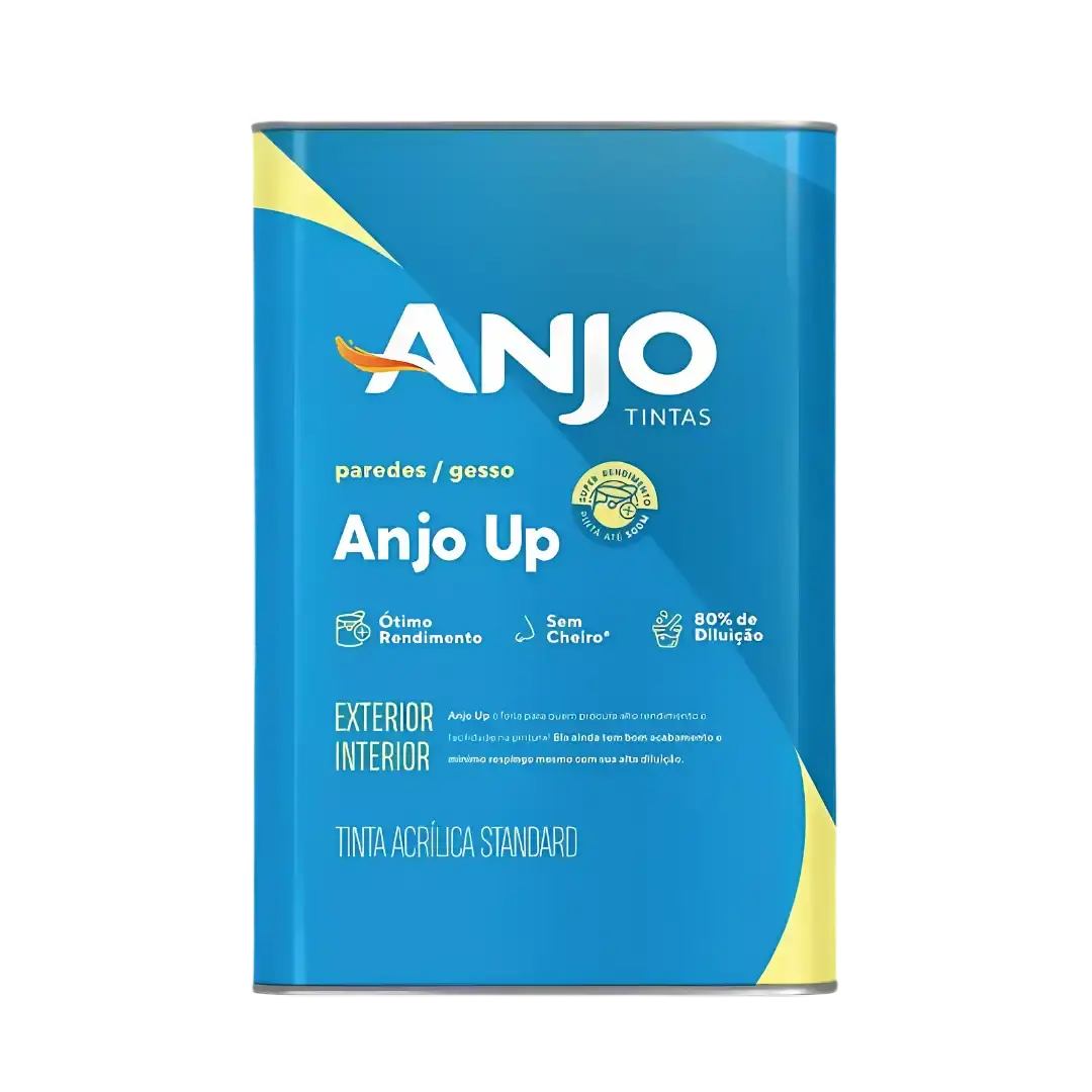 Tinta Acrílica Standard Anjo UP – Econômica e Fosca para Ambientes Internos