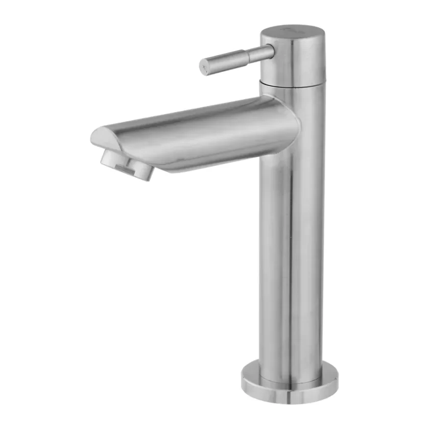 3294 – Torneira Lavatório Bancada Giratório Aço Inox Leão Metais