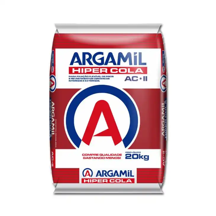 Argamassa AC2 Interna Externa Argamil – Para Revestimentos de Piso e Parede