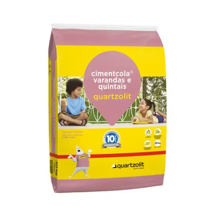 Argamassa AC2 Varandas e Quintais Quartzolit – Cerâmicas para Áreas Externas