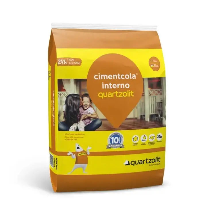 Argamassa Cimentcola Interno Quartzolit – AC1 para Pisos e Paredes Internas