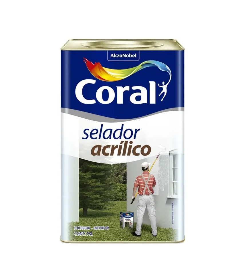 Selador Acrílico Coral – Áreas Internas e Externas