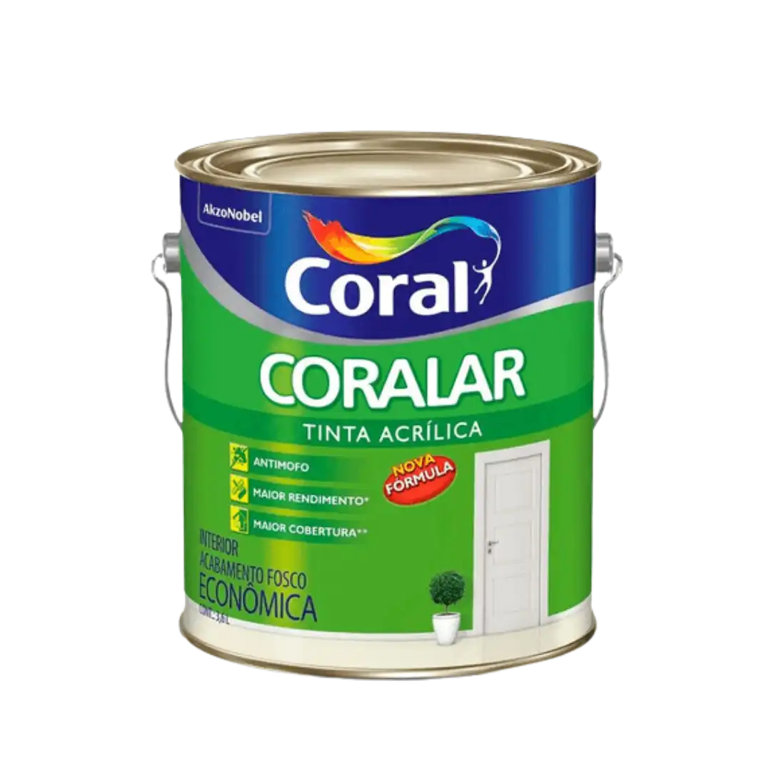 Tinta Acrílica Coral Coralar ACR – Econômica e de Qualidade