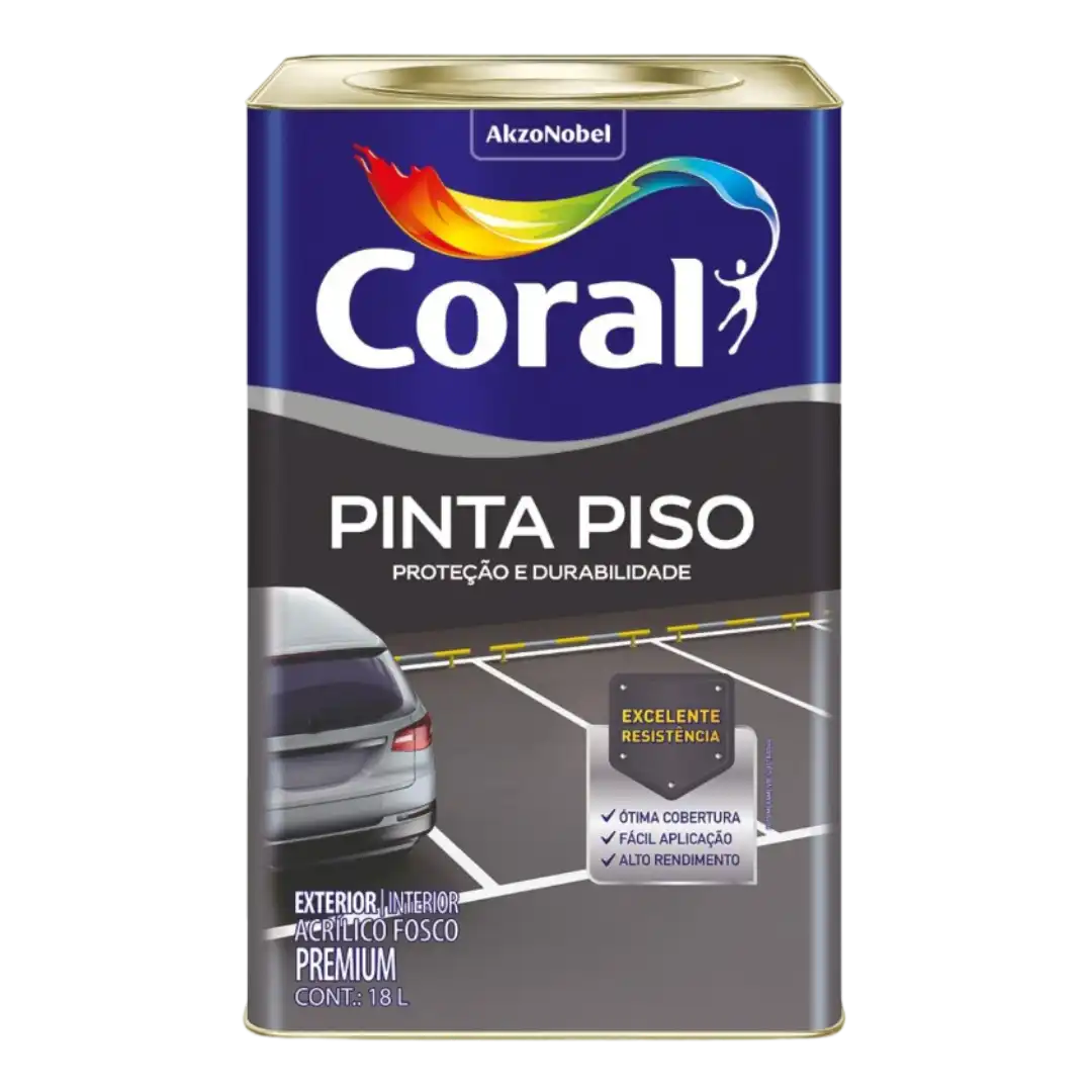 Tinta Pinta Piso Coral – Alta Resistência para Áreas Internas e Externas